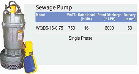 Sewage Submersible Pumps Sewage Subm Pumps